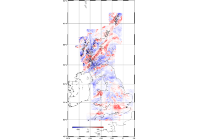 Airborne magnetic survey of Britain