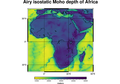 Airy Isostatic Moho