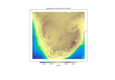 South Africa Topography